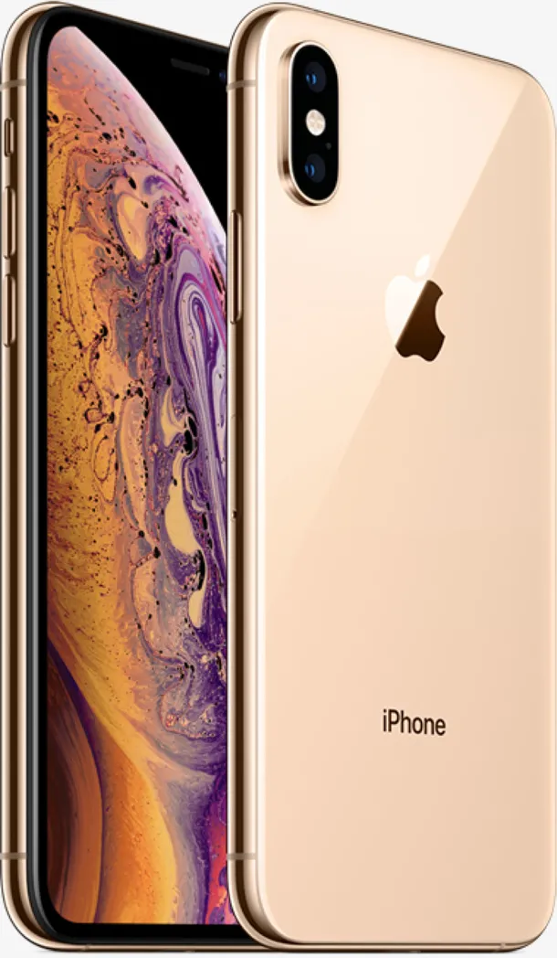 iPhone XS  金色免抠