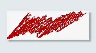 红色创意笔刷矢量图免抠