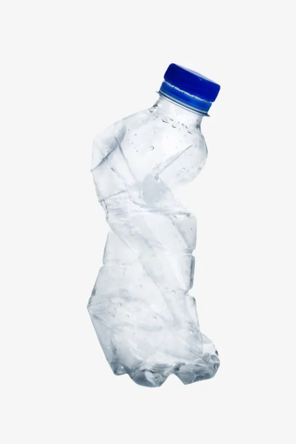 透明喝光了的矿泉水瓶实物免抠