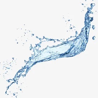 小清新蓝色水流免抠 小清新蓝色水流免抠