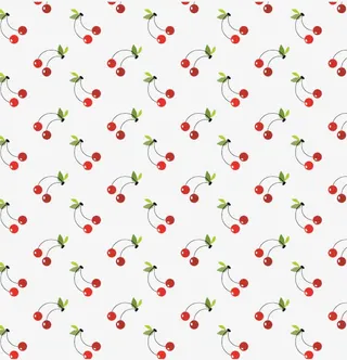 手绘樱桃背景