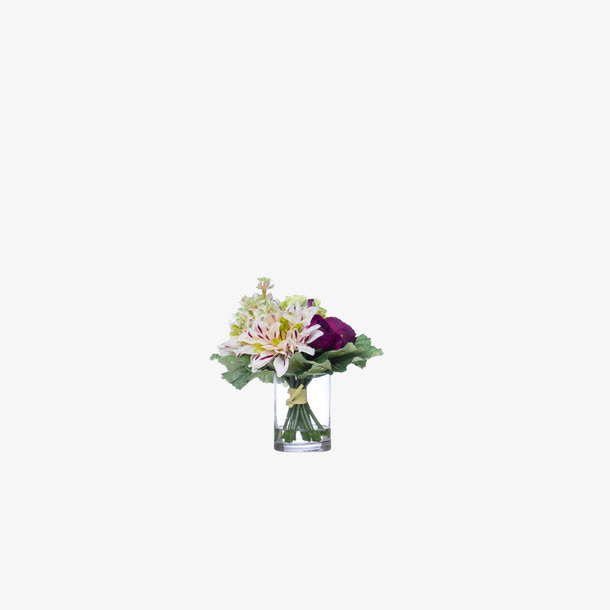 欧美流行插花 绿植物 鲜花软装免抠