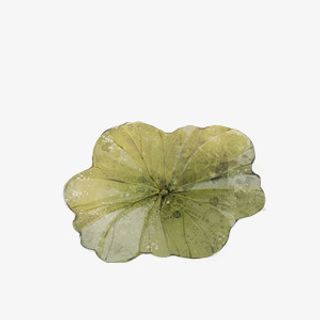 中国风水墨画荷叶素材免抠