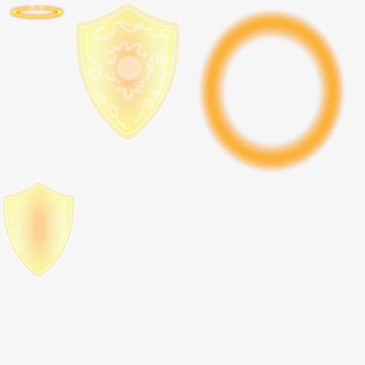 合成创意效果盾牌免抠