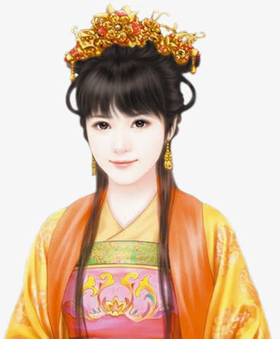 古代美女免抠