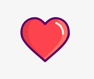 立体心形图标免抠