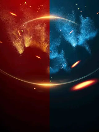 电竞嘉年华C4D黑金质感游戏竞技高清