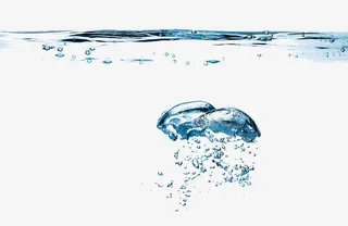 像水母一般的氧气气泡免抠