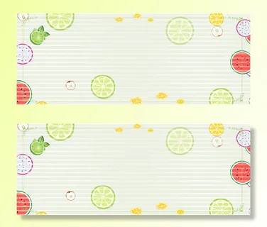 夏季水果文艺几何绿色背景高清