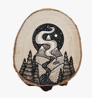 木桩年轮森林免抠