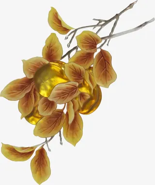 手绘春天植物美好免抠