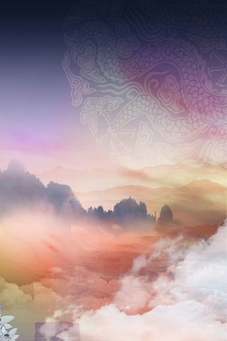 中国风海报背景高清