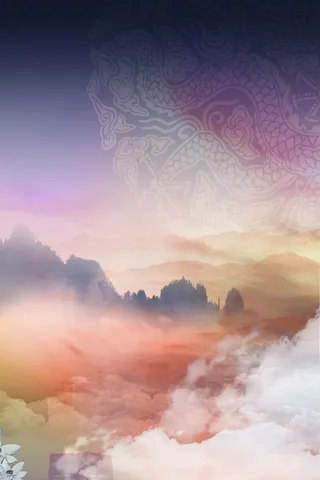 中国风海报背景高清