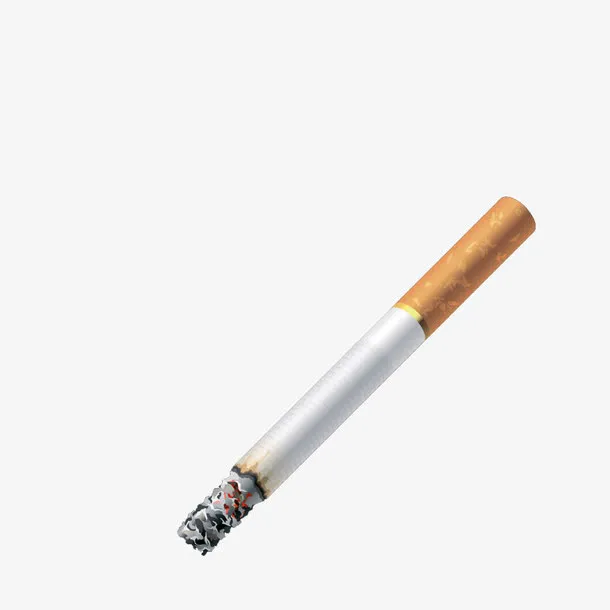 烟雾缭绕的香烟免抠