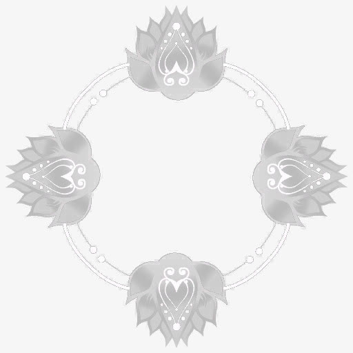 魔法阵四朵莲花免抠
