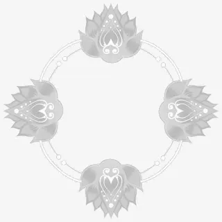 魔法阵四朵莲花免抠