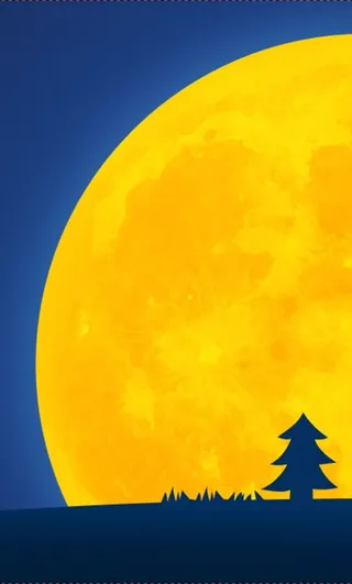 中秋月亮H5背景高清