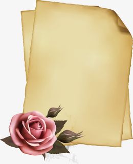 怀旧复古唯美玫瑰花边框免抠