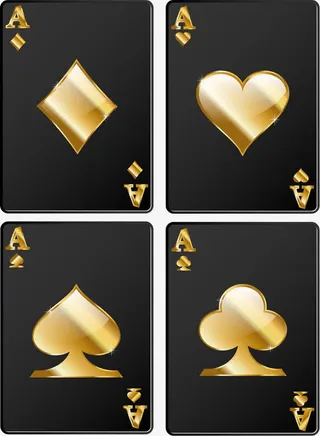 质感扑克牌免抠