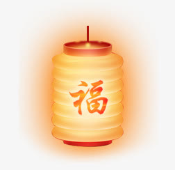 卡通灯笼发光效果设计免抠
