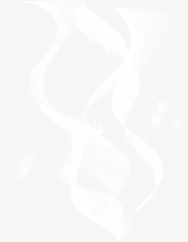 创意白色花朵弧线免抠背景底纹元素