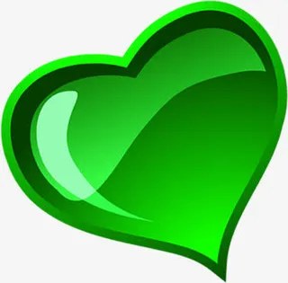 春季手绘水晶爱心免抠