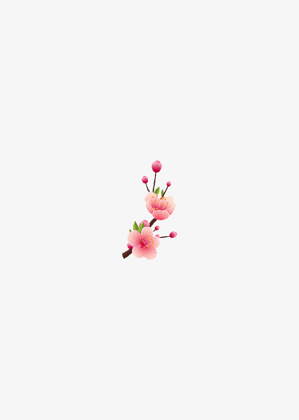 梅花漂亮喜庆免抠