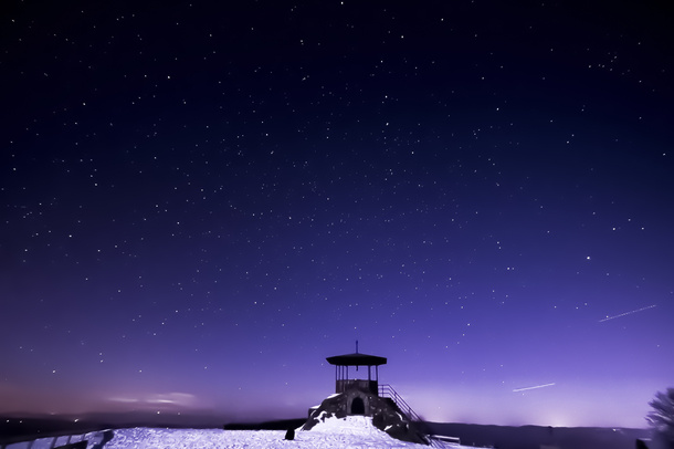 紫色夜空 创意背景