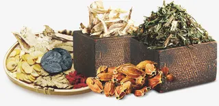 一堆中药开会免抠