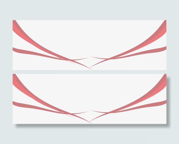 漂浮彩带元素免抠