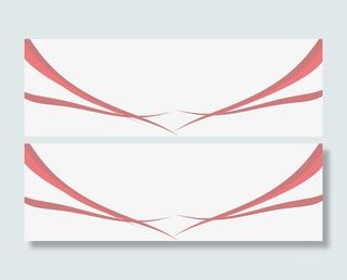 漂浮彩带元素免抠