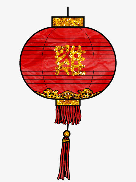 大红灯笼免抠