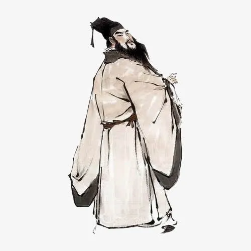 苏轼 中国风 水墨画 人物免抠