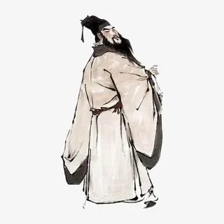 苏轼 中国风 水墨画 人物免抠