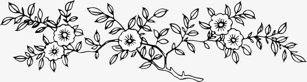 中国传统花纹免抠