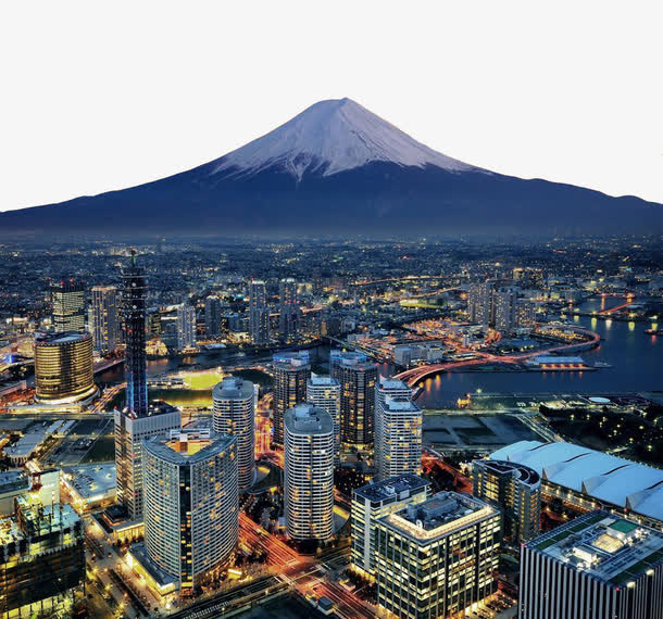 日本富士山免抠