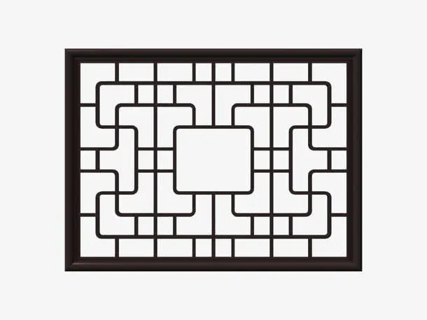 镂空窗框免抠