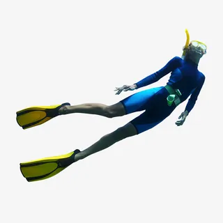 运动深海潜水免抠