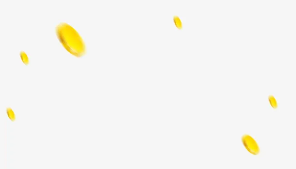 金币漂浮免抠