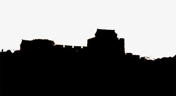 砖块堆砌修建古代免抠