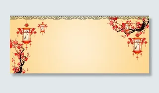 年货节清新海报背景高清