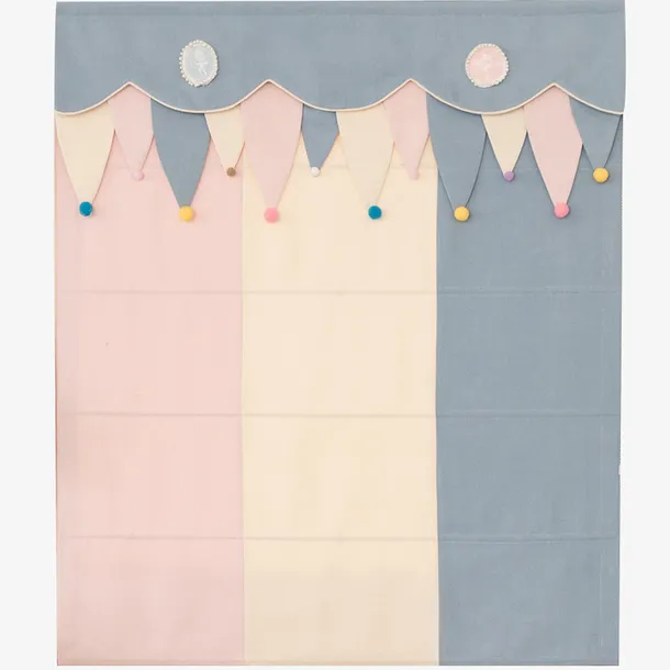 甜蜜冰淇淋色罗马帘免抠