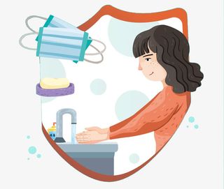 防疫个人防护免抠