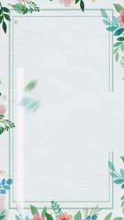 绿色边框质感背景图高清文艺清新背景