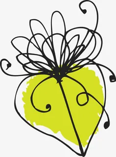 绿色心形礼盒免抠