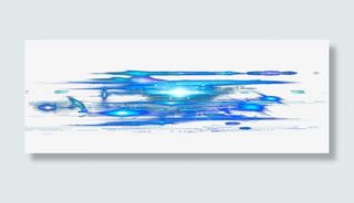 蓝色科技光线素材免抠