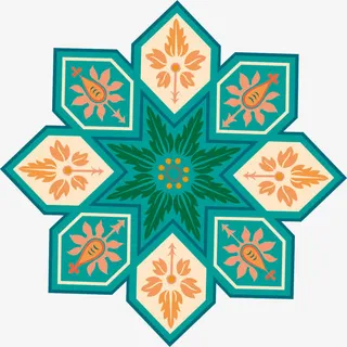 纹理图案矢量印染素材免抠