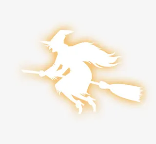 发光色巫婆免抠