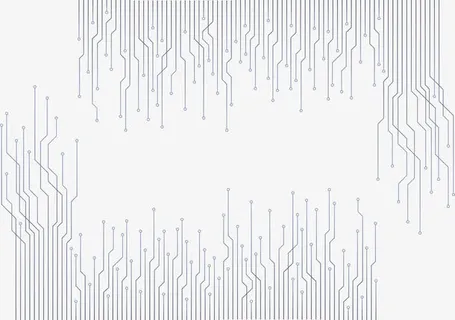 科幻电路线条免抠