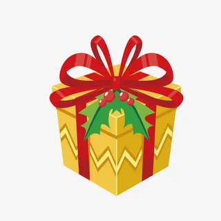 卡通文艺精美礼盒设计包装设计免抠